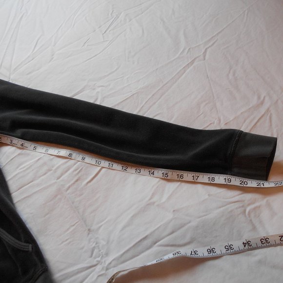 Juicy Couture Charcoal Gray Sweatshirt M Fit - Picture 14 of 15